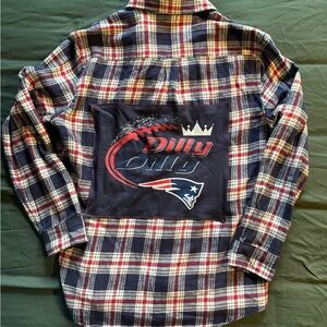Custom New England Patriots ‘Dilly Dilly’ Flannel